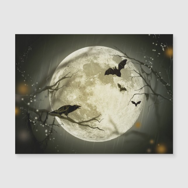 Halloween Moon Spooky Crows (Front)