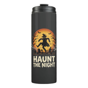 Halloween Moon Trickster Night Thermal Tumbler