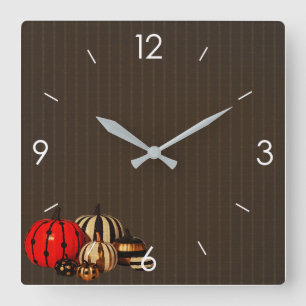 Halloween Moonlight Haunted House Square Wall Cloc Square Wall Clock