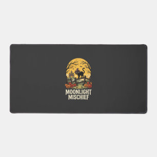 Halloween Moonlight Mischief Desk Mat