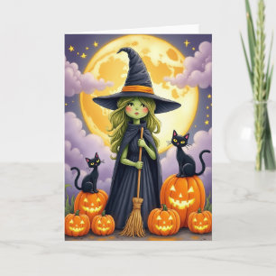 Halloween Moonlit Magic Card