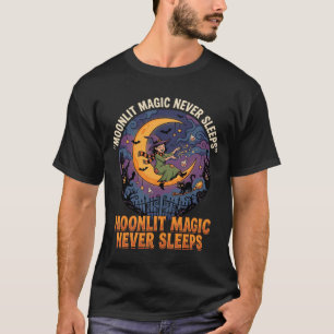 Halloween Moonlit Witch Magic T-Shirt