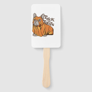 Halloween mops hand fan