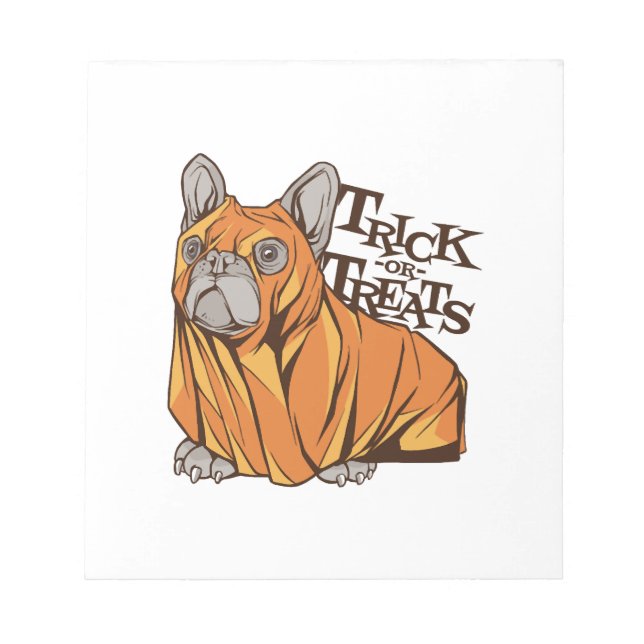 Halloween mops notepad (Front)