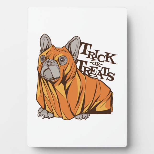 Halloween mops plaque (Front)