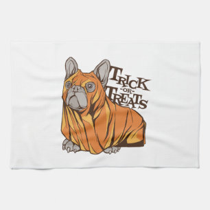 Halloween mops tea towel