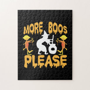 Halloween More Boos Please Birthday Jigsaw Puzzle