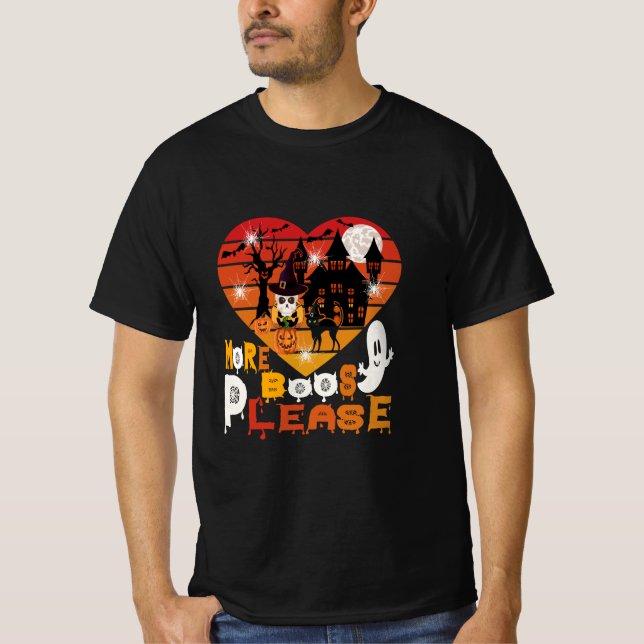 Halloween More Boos Please T-Shirt (Front)