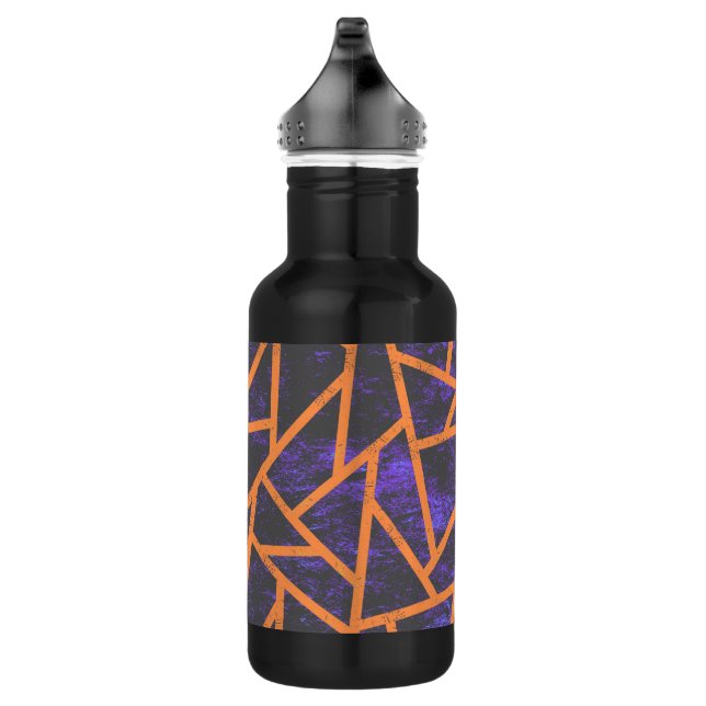Halloween mosaic patttern 532 ml water bottle (Right)