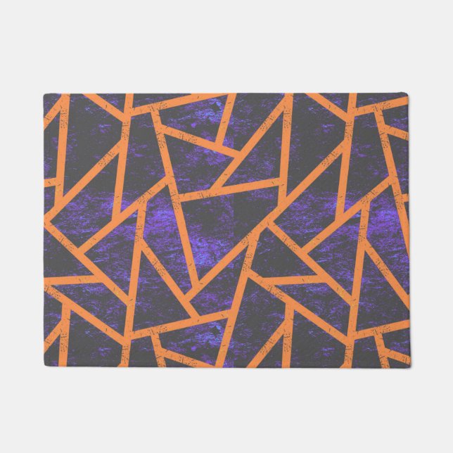 Halloween mosaic patttern doormat (Front)