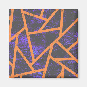 Halloween mosaic patttern magnet