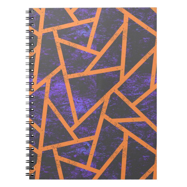 Halloween mosaic patttern notebook (Front)