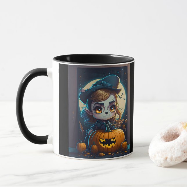 Halloween Mug (With Donut)