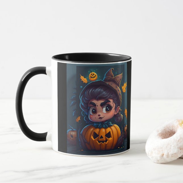 Halloween Mug (With Donut)
