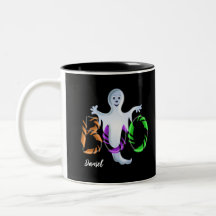 Halloween Mug 3D candy BOO ghost