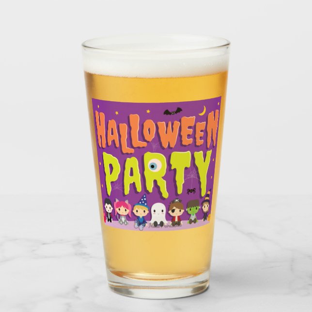 Halloween mug glass (Front Filled)