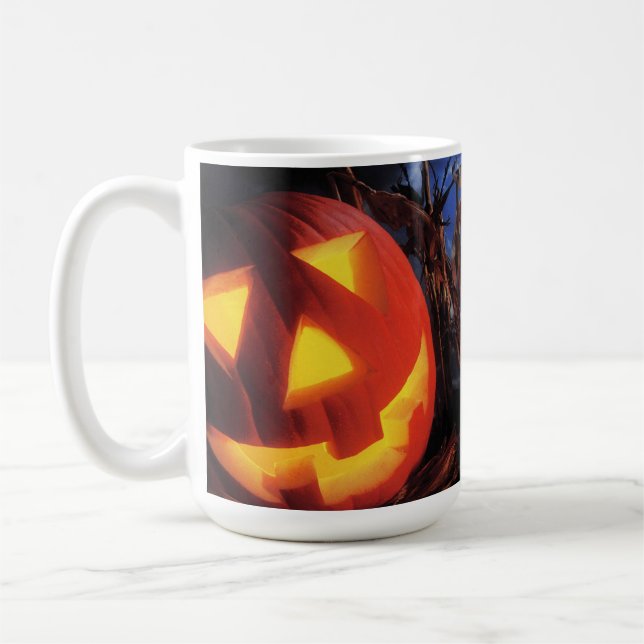Halloween Mug/Pumpkin Coffee Mug (Left)