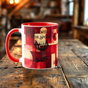 Halloween Mug - Spooky Bat Brewed with Spook