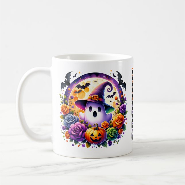 Halloween Mug with Ghost (Left)