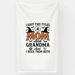 Halloween Mum Grandma Vintage Witch Shirt Design_1 Banner