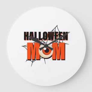 Halloween Mum - Halloween Costume Large Clock