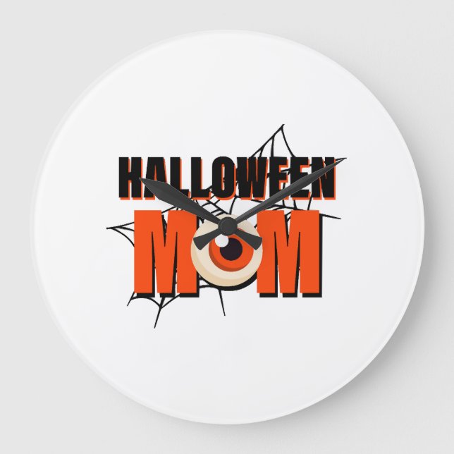 Halloween Mum - Halloween Costume Large Clock (Front)
