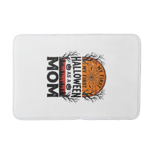 Halloween Mum My First Spooky Vintage_1 Bath Mat