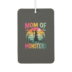 Halloween Mum of Monsters Witch Sunset Car Air Freshener