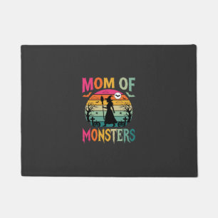 Halloween Mum of Monsters Witch Sunset Doormat