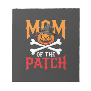 Halloween Mum of the Patch Pumpkin Witch Notepad