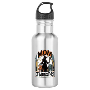 Halloween Mum Shirt Spooky Monster Family Design_1 532 Ml Water Bottle