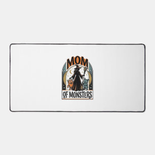 Halloween Mum Shirt Spooky Monster Family Design_1 Desk Mat