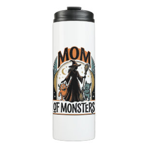Halloween Mum Shirt Spooky Monster Family Design_1 Thermal Tumbler