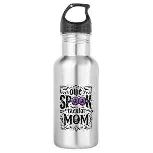 Halloween Mum Spooky Vintage Engraving Shirt Desig 532 Ml Water Bottle