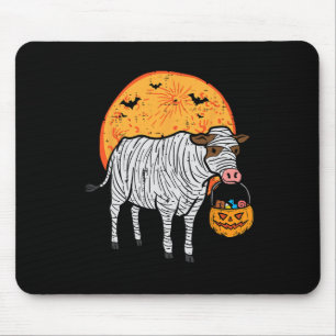 Halloween Mummy Cow Trick Treat Farm Costume Boys Mouse Pad