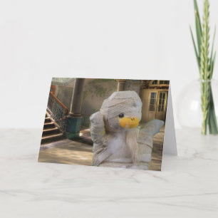 Halloween Mummy. Greeting Card