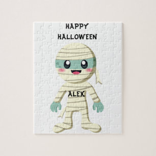 HALLOWEEN "MUMMY" KIDS PUZZLE PERSONALIZED.