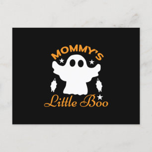 Halloween Mummy Little Boo Birthday Postcard