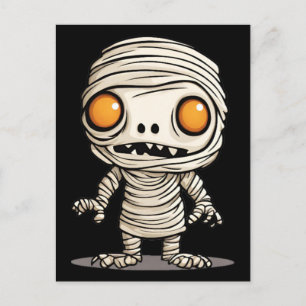 Halloween Mummy Model Postcard