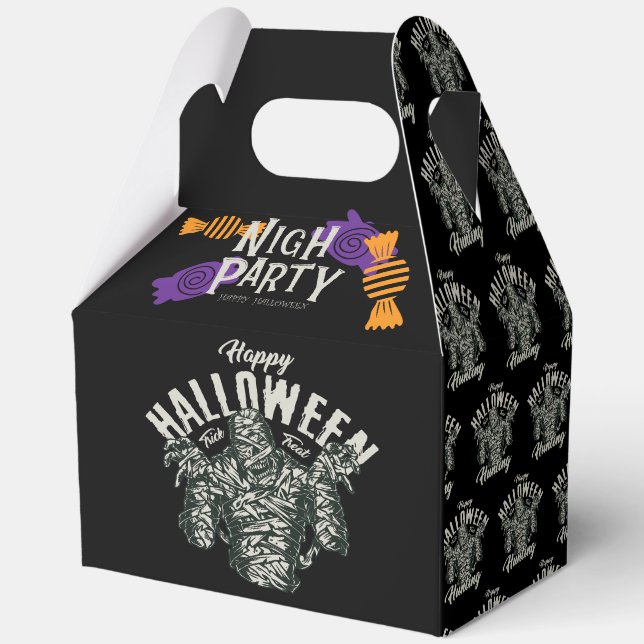 Halloween Mummy Night Party Candy Box (Front)