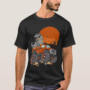 Halloween Mummy Rex Monster Truck T-Shirt