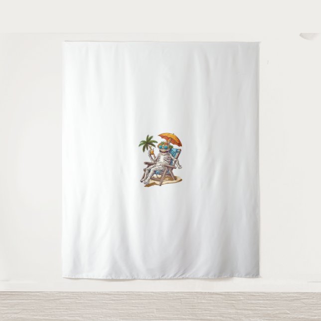 Halloween Mummy’s Day Off Tapestry (Front)