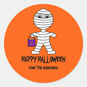 Halloween Mummy Stickers