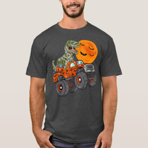 Halloween Mummy T Re Monster Truck Boys Kids Teens T-Shirt