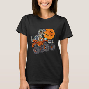 Halloween Mummy T Rex Monster Truck Boys Kids Teen T-Shirt