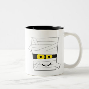Halloween Mummy Tshirts and Gifts Two-Tone Coffee Mug