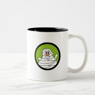 Halloween Mummy Tshirts and Gifts Two-Tone Coffee Mug