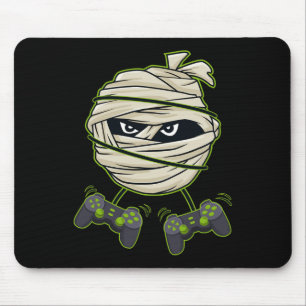 Halloween Mummy Video Gamer Controllers Boys Kids  Mouse Pad