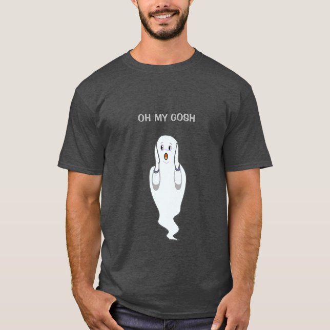 Halloween Munchy Ghost T-Shirt (Front)