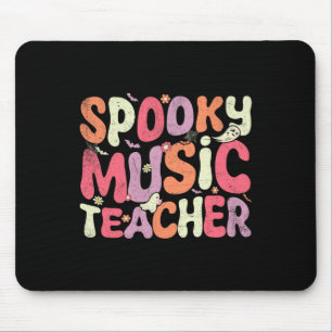 Halloween Music Teacher Teaching Spooky Teacher Ha Mouse Pad